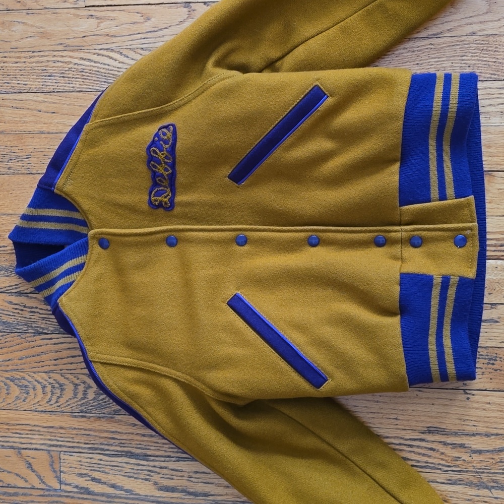 Vintage Cheer Letterman Varsity Jacket Wool Schurz HS Chicago IL - Picture 13 of 13
